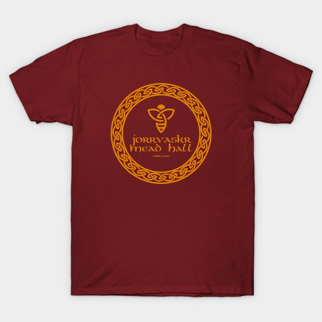 Jorrvaskr Mead Hall T-Shirt by AngryMongoAff
